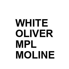 White Oliver Mpl Moline